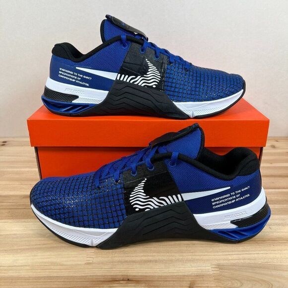 Nike Other - Nike Metcon 8 workout gym sneakers Mens 11.5 Old Royal blue Black white B